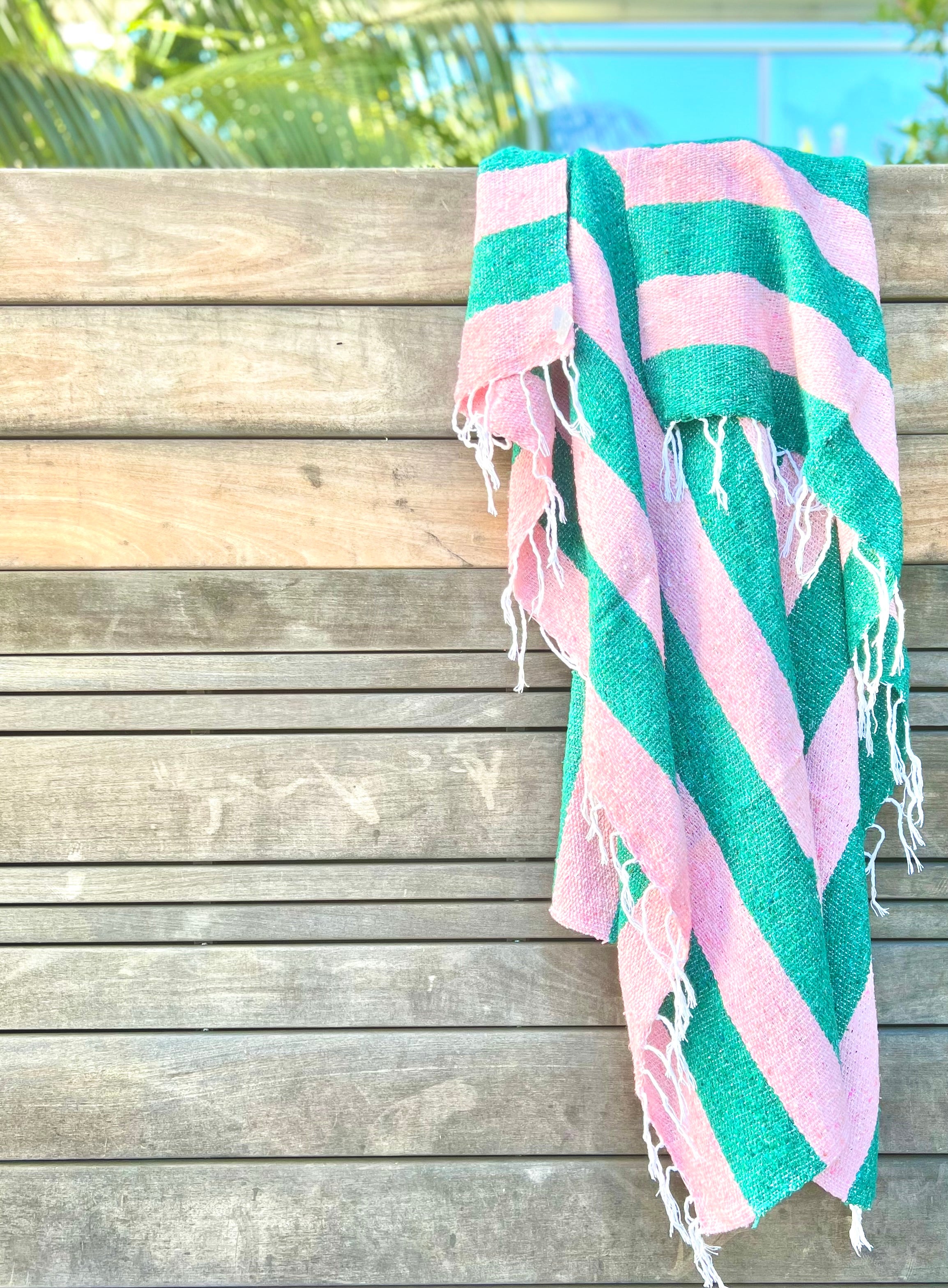 Flamingo Mexican Adventure Blanket