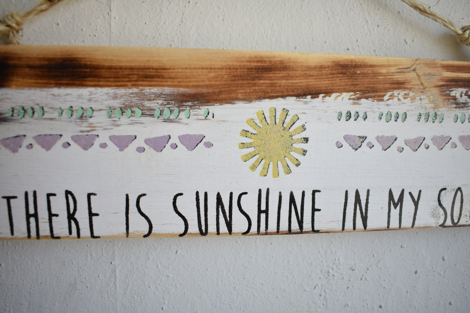 There is Sunshine in My Soul Wood Wall Art