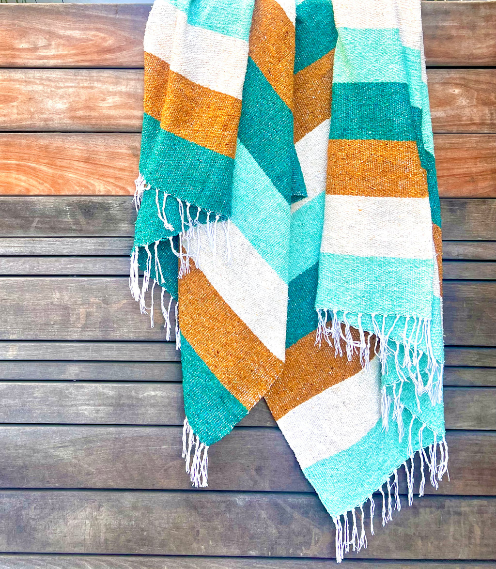 Golden Strand Mexican Adventure Blanket