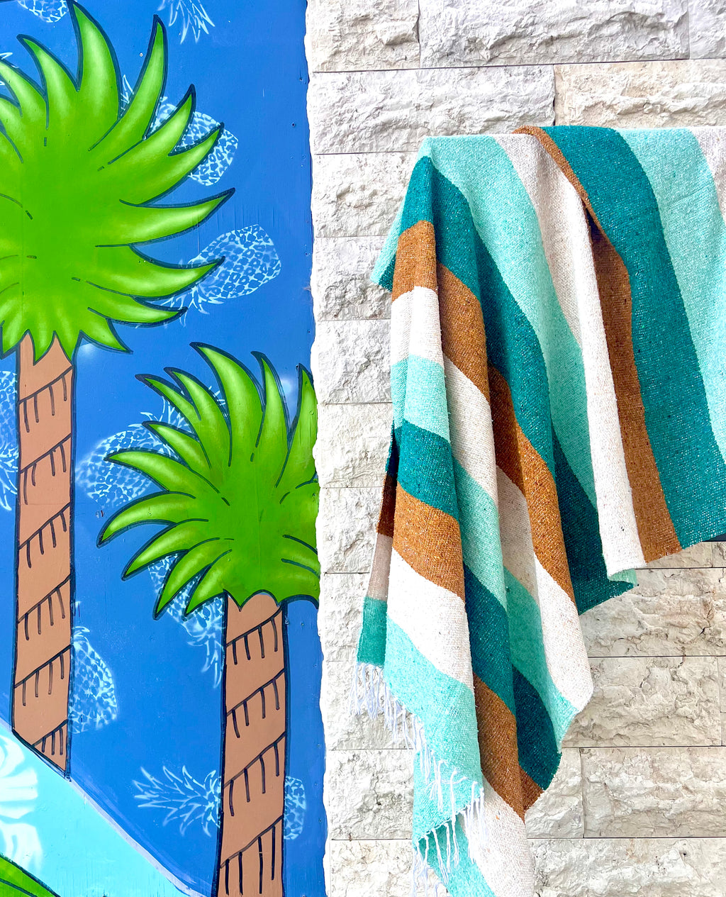 Golden Strand Mexican Adventure Blanket